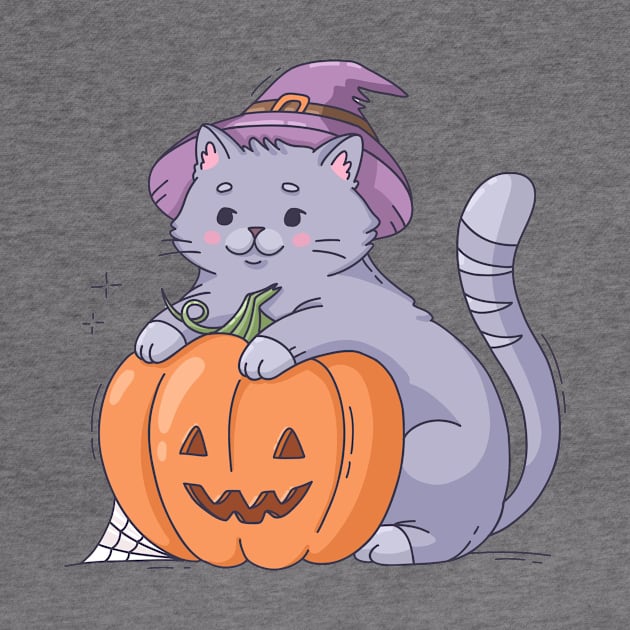 Funny Halloween - Cat - New Year - Pumpkin - Kitty by  El-Aal